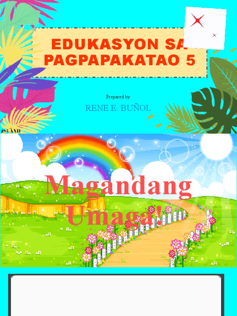 ESP 5 Week 8 | PDF