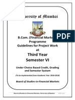 Project Guidelines From Mumbai University PDF