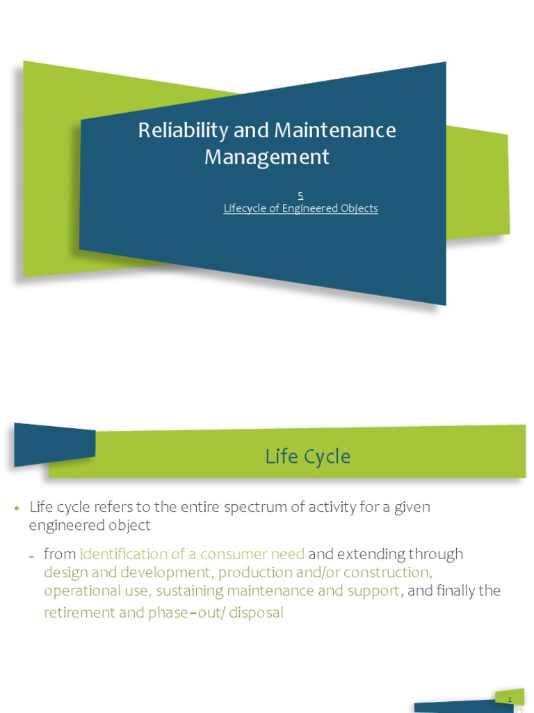 Lifecycle of Engineered Objects Explained | PDF | Life Cycle Assessment ...