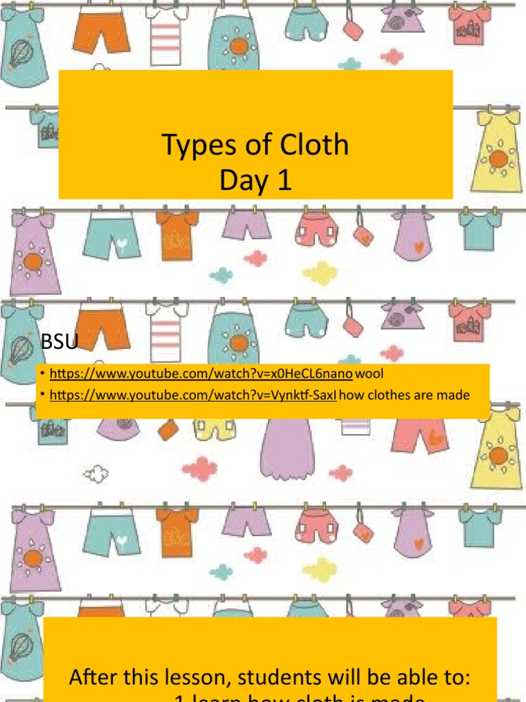 How Cloth Is Made PDF