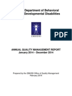2014 Annual QM Management Report