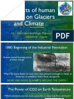 The Effects of Human Activities On Glaciers and Climate