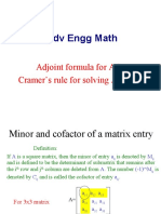 Inverse Matrix N Cramer's Rule