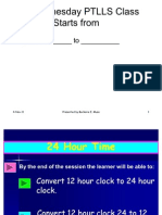 Conver 12 Hr to 24 Hr Clock