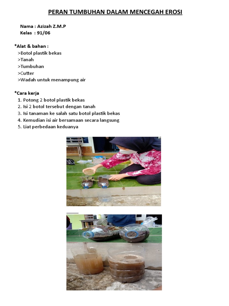 Peran Tumbuhan Dalam Mencegah Erosi | PDF