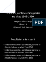 Lenda Histori Xi Politika e Jashtme e Shqiperise Ne Vitet 1945 1990.ppsx