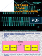 REFRESHER ON COMMUNICATIONS MODULATION AND NOISE