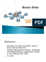 Konsep Database DBMS, DDL, DML