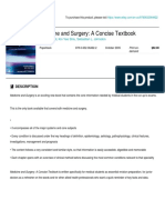 Medicine and Surgery: A Concise Textbook: Description