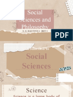 Introduction To Social Science and It's Branches