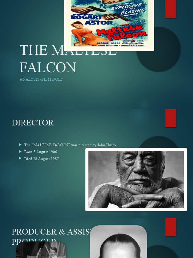 Maltese Falcon Film Noir Analysis | PDF