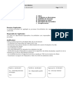 PRO 12 Procedure Daccreditation