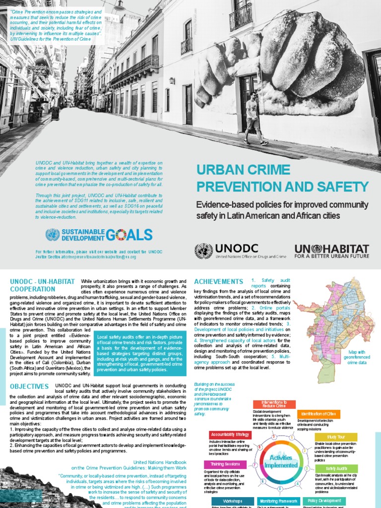 Urban Crime Prevention Safey Presentation Pdf Crime Prevention