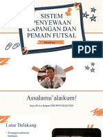 Sistem Penyewaan Pemain Dan Lapangan Futsal