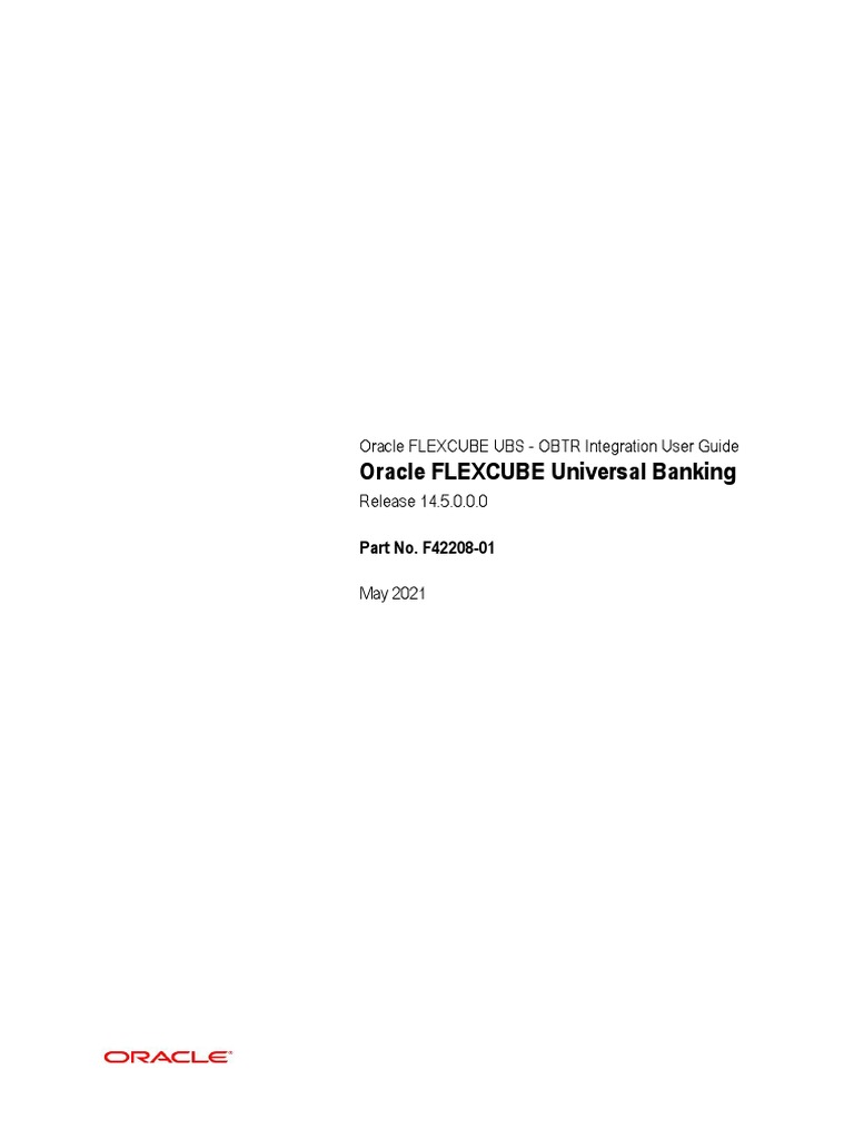 FCUBS OBTR Integration Setup Guide | PDF | Application Software ...