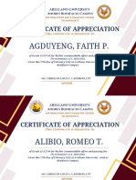 ICT 9 G12 Certificate of Appreciation