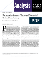 Institute, Cato and Lincicome, Scott and Manak, Inu, Protectionism or National Security PDF