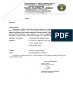 Permohonan Surat Tugas PKM Desa Binaan DOMPU 06 Februari 2023
