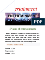 Places of Entertainment