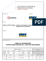 22007-04-ME-LT-HMV-5002 - Estructuras Metálicas - Lista de Cantidades