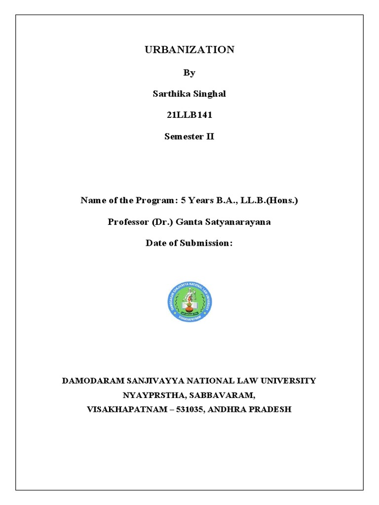 Urbanization | PDF | Urbanization | Climate Change