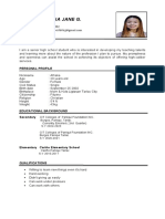 Resume Format WI 6