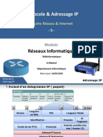 05 - Couche Réseau - Protocole Adressage IP - ESTA - 230112 - 235217 PDF