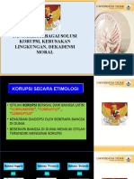 Pt. 14 Pancasila Sebagai Solusi Korupsi, Keusakan Lingkungan, Dekadensi Moral