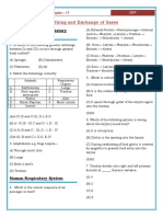 DPP XI Chapter - 17 Breathing and Exchange of Gases 12