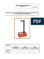 Instructivo Medicion de Densidad