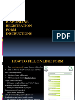 ICAP Reg Form Instruction Online