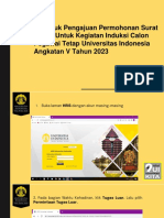 Petunjuk Pengajuan Permohonan Surat Tugas Untuk Induksi Calon Pegawai Tetap Makara 5 PDF