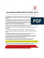 Reglamento Futsal PDF