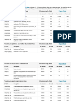 Trademark Fee