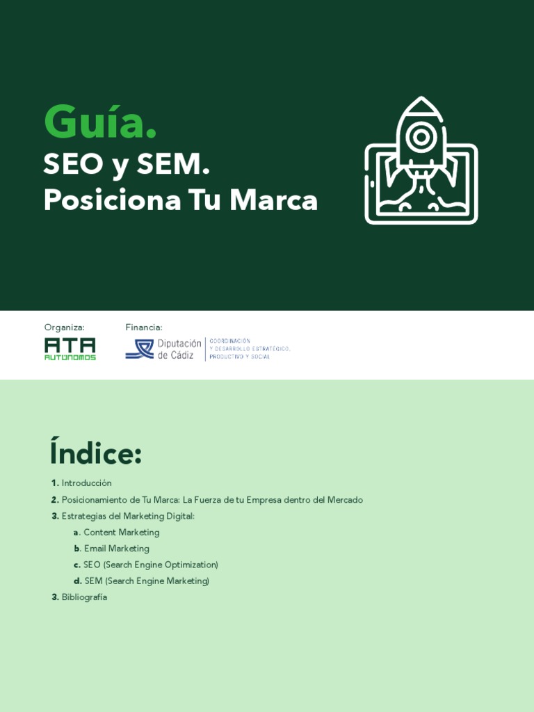 Guia SEO y SEM. Posiciona Tu Marca | PDF | Marketing de motores de ...