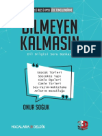 3D Yayınları Hocalara Geldik - TYT Türkçe Bilmeyen Kalmasın Dil Bilgisi Soru Bankası (2018) PDF