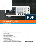 GW Instek GOM 804 Brochure EN 827c