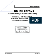 User Interface Supervisor Standard Display