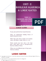 2.1-DE Unit 2-Boolean Algebra and Logic Gates