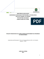 PPC Técnico em Informática Ingressantes 2018 e 2019 Declaração Trimestre PDF