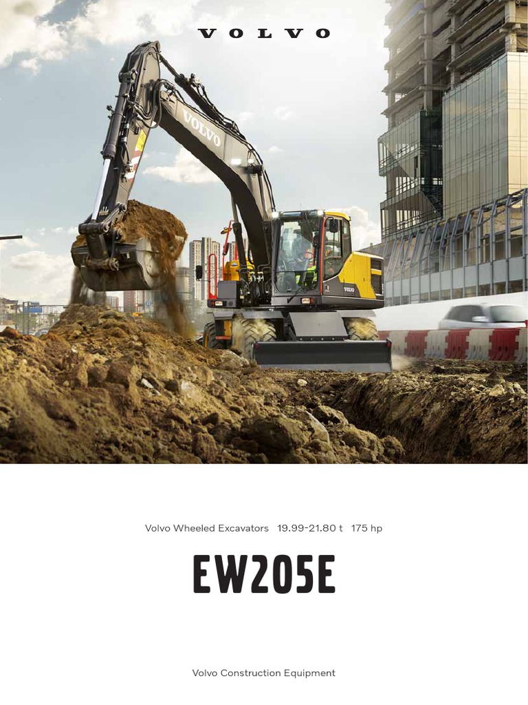 Brochure Ew205e t4f en A8 20054486 B | PDF | Horsepower | Engines
