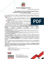 Indicadores para Supervisao Pedagogica Da Etapa Educacao Infantil - 2018 - Final