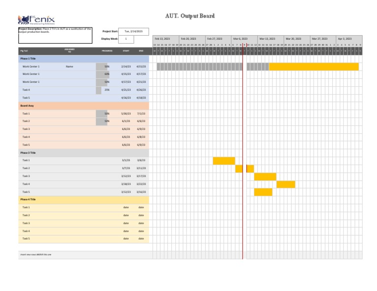 Diagrama de Gantt | PDF