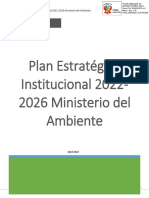 PLAN ESTRATEGICO INSTITUCIONAL 2022-2026-MINISTERIO-DEL-AMBIENTE 