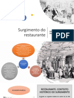 Aula 1 - Surgimento - Do - Restaurante PDF