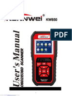 Guía de escáner OBD2 KONNWEI KW850