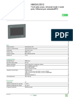 7-inch widescreen touchscreen with 2 serial ports and Ethernet