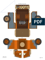 Cars2 Tow Mater Papercraft Printable 0511 - 0 PDF