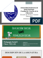 TEG-411 Pedagogia Social I