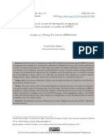 Análisis de Un Test de Desempeño en Expresión Escrita Mediante El Modelo de MFRM